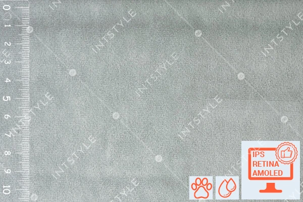 Меблева тканина SHADOW (Шедов) велюр антикіготь Easy Clean 15 Сірий Однотон Категорія 6 ESTETICA