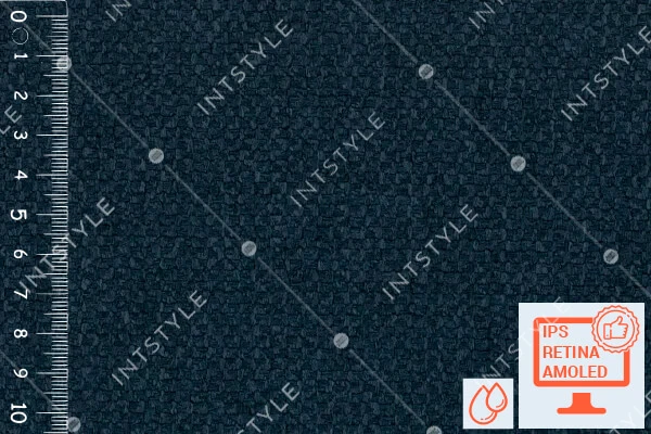 Меблева тканина Оріон Orion — рогожка 450 г/м², 100 000 циклів для дивану, крісла та ліжка Вотерпруф 11 Синій Однотон Категорія 6 VELORO