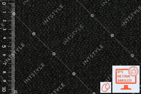 Меблева тканина Оріон Orion — рогожка 450 г/м², 100 000 циклів для дивану, крісла та ліжка Вотерпруф 17 Чорний Однотон Категорія 6 VELORO