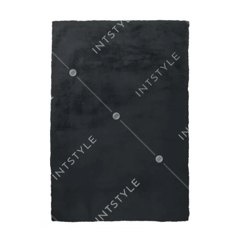 Ковер пушистый Rabbit Anthracite 180x280 в спальню черный прикроватный с длинным ворсом Арт.: APP-K486 - Фото 1