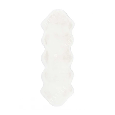 Килим пухнастий Rabbit Double Sheepskin White 60x180 білий Арт.: APP-K498 - Фото 1