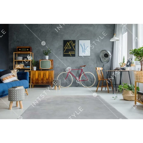 Килим пухнастий Rabbit Grey-Blue 80х150 прикроватинй Арт.: APP-K502 - Фото 4