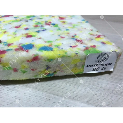 Поролон вторичный BB40 1*2м толщина 4см Арт.: ППУ-BB-40-4 - Фото 2