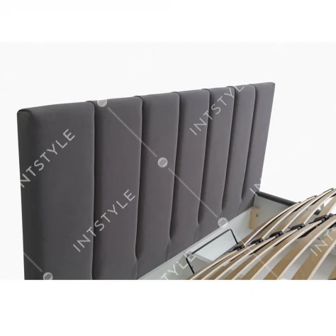 Мягкая двуспальная кровать Биатрис MKF 180*190-200 с подъемным механизмом Арт.: ES-1048-180 - Фото 5