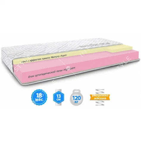 Матрас Highfoam Fresh Yellow Арт.: HFM-100-169 - Фото 1