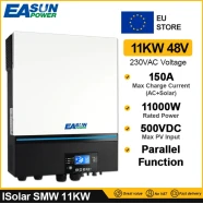 Гибридный инвертор EASUN 48V/230V 11 кВт 11000 Вт MPPT 150A WIFI Parallel Function  ISOLAR-SMW-11KW