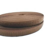 Липучка велкро коричнева 2 см (20 мм) пришивна м’яка + жорстка  FN-0039