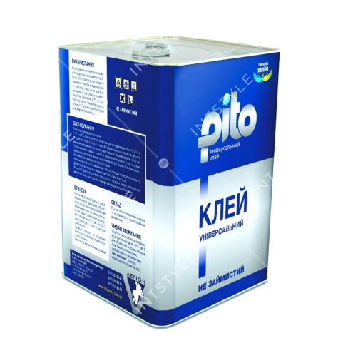 Клей мебельный Pito — банка 14 кг, контактный клей для поролона и обивки