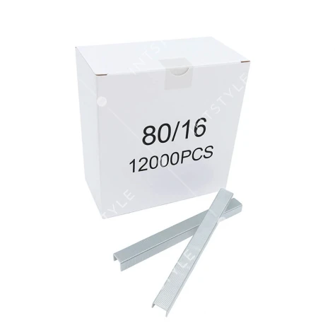 Меблева скоба PCS 80/16 для пневматичного степлера — пачка 12 000 шт - Фото 1