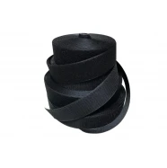 Липучка чорна 5 см (50 мм) м'яка пришивна жорстка  FN-0026