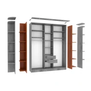 Секція відкритих полиць  MST-0002