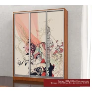 Шафа купе тридверна Ш 180 см (1800 мм) 3дв  SH-18003