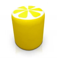 Пуфик Лимон (Zeus 049 Yellow)  PF-181209