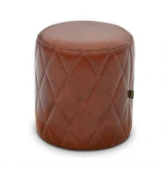 Пуфік Лорен шкіра Whiskey  PF-181202
