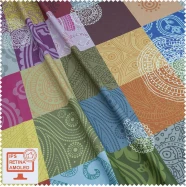Тканина з акрилової просоченням digital printing орнамент  SRTK-130533
