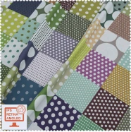 Тканина з акрилової просоченням digital printing печворк  SRTK-130540