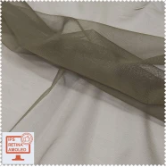 Тюль сетка с утяжелителем микро нет / micro net молочный  SRTK-136424