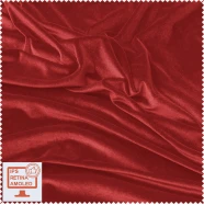 Оксамит стрейч червоний  SRTK-32704