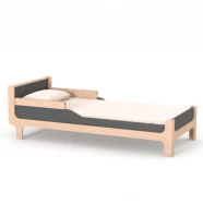 Кровать подростковая Верес Ницца темно-серый 190*80  VRS-001242