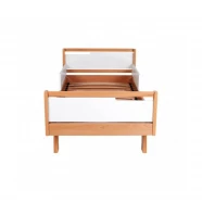 Кровать подростковая Манхеттен бело-буковая 1900*800  VRS-001062