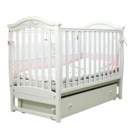 Ліжечко дитяче ЛД3 білий (з вибором опцій)  VRS-001029