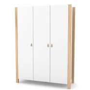 Шкаф Монако Big (Биг) Верес бело-буковый 130 см  39.46.2.15