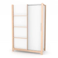 Шкаф Верес Ницца 1200 бело-буковый  VRS-001243