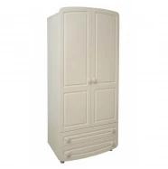 Шкаф №1 ДСП слоновая кость филёнчатый  VRS-001105