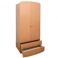 Шкаф №1 МДФ Резьба Мишка бук  VRS-001100