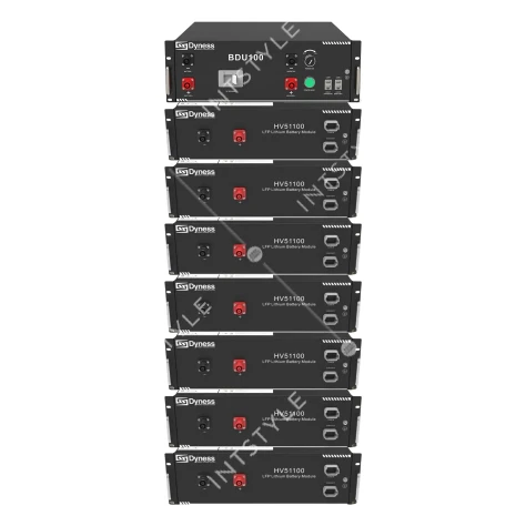 Блок батарей Dyness HV51100-7 35.84kW 358.4V 100Ah LiFePO4 BDU100 RACK Арт.: HV51100-7-35.84kW