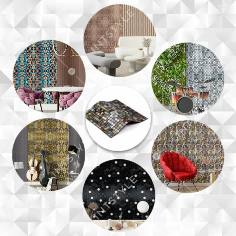 Самоклеющаяся алюминиевая плитка 300х300х3мм Цветной квадратик SW-00001925 Арт.: SW-00001925 - Фото 6