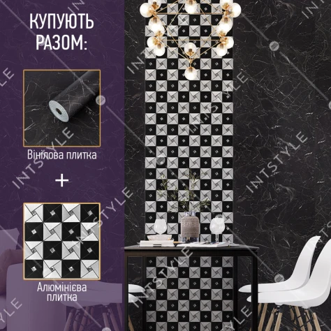 Самоклеющаяся алюминиевая плитка 300х300х3мм Цветной квадратик SW-00001925 Арт.: SW-00001925 - Фото 8