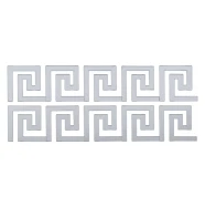 Зеркальный декор акриловый самоклеющийся серебро,10шт(D) SW-00002506  SW-00002506