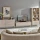 Тумба под телевизор Perfect Home Ланте / Lante 2-дверная с золотыми ножками 2D/163 Беж - Фото 9