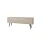 Тумба под телевизор Perfect Home Оро / Oro 2-дверная с чёрными ножками RTV135 MDF Бежевая - Фото 3