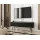 Тумба під телевізор Perfect Home Оро / Oro 2-дверна з чорними ніжками RTV135 MDF Чорний - Фото 1