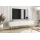 Тумба под телевизор Perfect Home Оро / Oro 3-дверная с золотыми ножками RTV175 MDF Белый - Фото 1