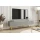 Тумба під телевізор Perfect Home Оро / Oro 3-дверна з золотими ніжками RTV175 MDF Сірий - Фото 1