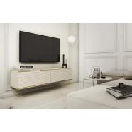 Тумба навісна під телевізор Perfect Home Оро / Oro 2-дверна RTV135 MDF Бежевий  PH-000012376957