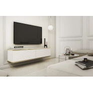 Тумба під телевізор навісна Perfect Home Оро / Oro 2-дверна RTV135 MDF Білий  PH-000012376958