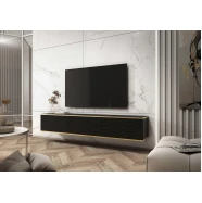 Тумба під телевізор навісна Perfect Home Oro RTV175 — 3-дверна, чорний, МДФ  PH-000012376969