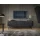 Тумба под телевизор Perfect Home Зова / Zova 3-дверная с чёрными ножками RTV168 Чёрный - Фото 1