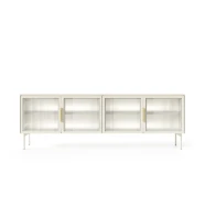 Тумба під телевізор з підсвіткою Perfect Home Лумі / Lumi 4D/181 4-дверна Кашемір  PH-000012377456